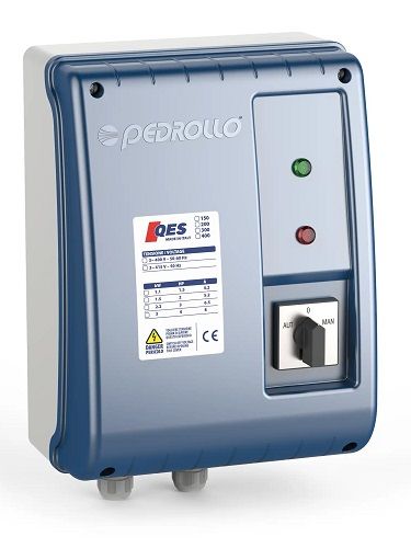 Пульт управления  QES 400 для трёхфазных фекальных насосов Pedrollo в Уфе 