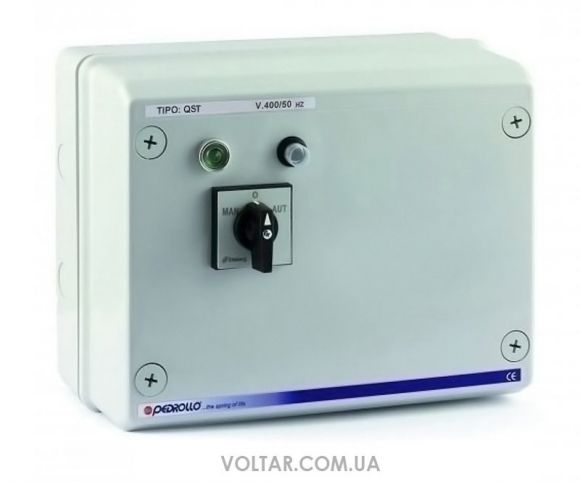 Пульт управления QST 550 для трёхфазных скважинных насосов Pedrollo с датчиком уровня в Уфе 